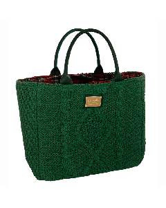 BORSA A MANO TRICOT CHALET VERDE