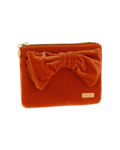 BUSTA PIATTA S WARM VELVET ARANCIONE