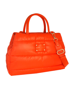 BAULETTO CON TRAC.PUFFY BAGS ARANCIO