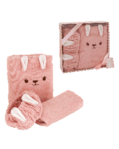 SET BAGNO RABBIT ROSA