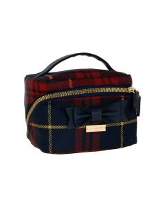 BEAUTY BAG S TARTAN TOUCH BLU