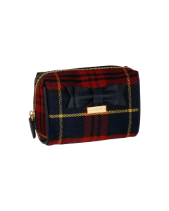 NECESSAIRE M TARTAN TOUCH BLU C