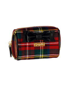 NECESSAIRE S TARTAN TOUCH ROSSO T