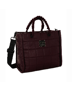 BORSA MANO M INDUSTRIAL CHIC BURGUNDY