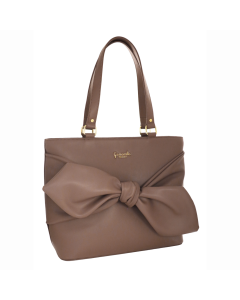 BORSA SPALLA MAXI BOW TORTORA