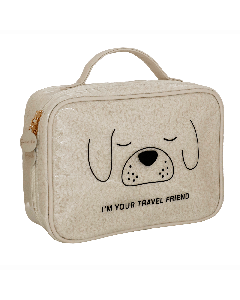 TRAVEL CASE FLUFFY FRIENDS OFF WHITE T