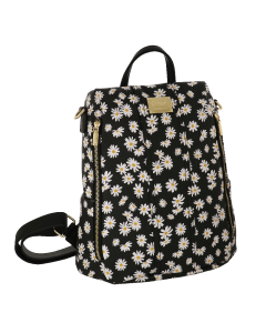 ZAINO BORSA CITY YES WEEKEND NERO FLOWER