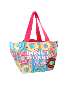 BORSA MARE AZZURRO DONUTS P